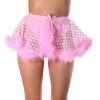 THE LUMI SHOP FUZZY 3D SETS Pink Daisy Fuzzy 3D Sequin Skirt