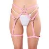THE LUMi SHOP HARNESSES & CHAINS Barbie Pink Leg Harness 2 THE LUMi SHOP HARNESSES & CHAINS Barbie Pink Leg Harness