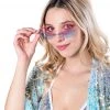 THE LUMI SHOP Pink/Blue Butterfly Sunglasses