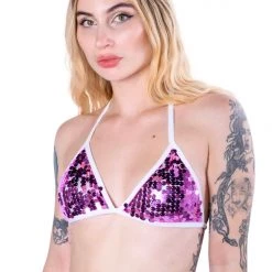 THE LUMI SHOP Magenta Sequin Set Sequin Sets