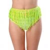 THE LUMI SHOP Hand Stitched Sequin Bottoms- Neon Lime HAND-STITCHED