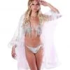 THE LUMI SHOP Specialty Fuzzy Kimono- Iridescent Diva