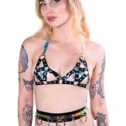 THE LUMI SHOP Black Space Hologram Harness Set