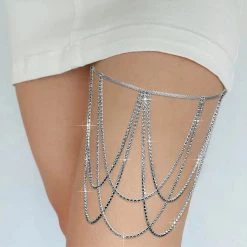 THE LUMI SHOP Crystal Rhinestone Leg Wrap Leg Wraps