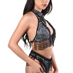 THE LUMi SHOP Hand Stitched Sequin Set - Disco Barbie