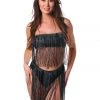 THE LUMI SHOP Rhinestone Tassel Set- Black Disco