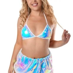 THE LUMi SHOP Cosmic Girl Sequin Set (Bra + Skirt)