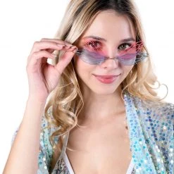 THE LUMI SHOP Pink/Blue Butterfly Sunglasses