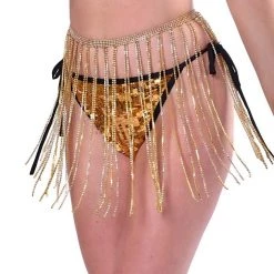 THE LUMI SHOP SUMMER 2022 Gold Honey Chain Skirt