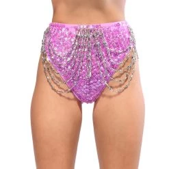 THE LUMI SHOP Hand Stitched Bottoms-Lilac Sparkle