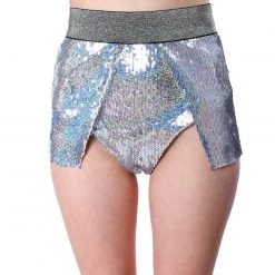 THE LUMI SHOP Skirts Star Shimmer Sequin Open Mini Skirt