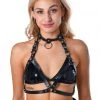 THE LUMi SHOP Tops Black Angel Vegan Leather Harness Top