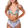 THE LUMI SHOP Iridescent Techno Harness Set Sequin Sets