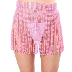 THE LUMI SHOP Cotton Candy Rhinestone Skirt SUMMER 2022