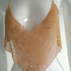 THE LUMi SHOP Tops Superstar Crystal Halter Top