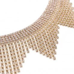 THE LUMi SHOP Crystal Rhinestone Jewelry Chain Belt