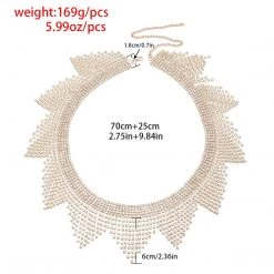 THE LUMi SHOP Crystal Rhinestone Jewelry Chain Belt