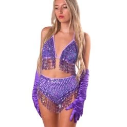 THE LUMI SHOP Hand Stitched Set- Violet Dreams