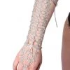 THE LUMI SHOP Gloves｜Arm | Ankle Rhinestone Leaf Arm Wrap