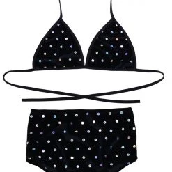 THE LUMi SHOP Bra Bikini Top - Rhinestone Dynasty Tops