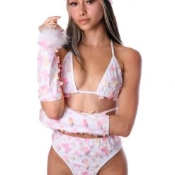 THE LUMI SHOP Pink Butterfly 3D Head Scarf