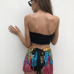 THE LUMi SHOP Sequin Skirts Spring Awake Holographic Sequin Skirt 13 THE LUMi SHOP Sequin Skirts Spring Awake Holographic Sequin Skirt