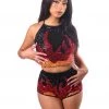 THE LUMI SHOP Hand Stitched Set (Shorts + Top)- Burner Babe SPRING 2022 2 THE LUMI SHOP Hand Stitched Set (Shorts + Top)- Burner Babe SPRING 2022