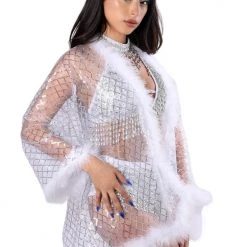THE LUMI SHOP Signature Sequin Kimonos Fuzzy Sequin Kimono-Ice Princess 11 THE LUMI SHOP Signature Sequin Kimonos Fuzzy Sequin Kimono-Ice Princess