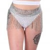 THE LUMI SHOP Skirts Silver Beaded Tassel Skirt