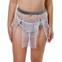 THE LUMI SHOP Sequin Skirts Shimmer Snowflake Sequin Skirt