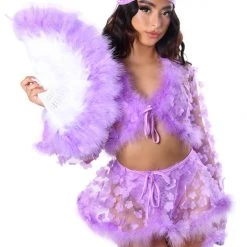 THE LUMI SHOP Lilac Blossom Fuzzy 3D Set