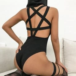 THE LUMi SHOP Killerstar Hood Bodysuit Bodysuits