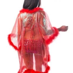 THE LUMI SHOP FULL OUTFIT - Cherry Dreams (Bodysuit + Fuzzy Kimono) FULL OUTFITS