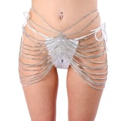 THE LUMI SHOP Crystal Fairy Rhinestone Skirt Skirts