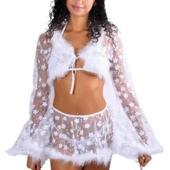 THE LUMI SHOP White Blossom Fuzzy 3D Floral Set FUZZY 3D SETS 10 THE LUMI SHOP White Blossom Fuzzy 3D Floral Set FUZZY 3D SETS