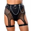 THE LUMi SHOP Black Vegan Leather Harness Belt HARNESSES & CHAINS