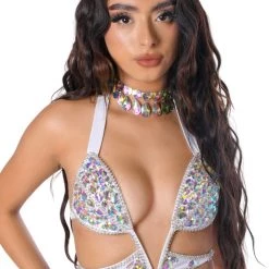 THE LUMI SHOP FULL OUTFIT- Iridescent Dreams(Top+Bottoms+Belt+Necklace+Hat) SUMMER 2022