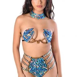 THE LUMI SHOP Blue Sapphire Carnival Bra Top SUMMER 2022 7 THE LUMI SHOP Blue Sapphire Carnival Bra Top SUMMER 2022