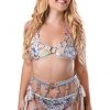 THE LUMI SHOP Holographic Heart Harness Set Sequin Sets