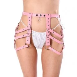 THE LUMI SHOP Miss Pink Leg Harness HARNESSES & CHAINS