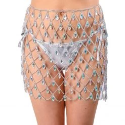 THE LUMI SHOP Goddess Crystal Gem Skirt Skirts