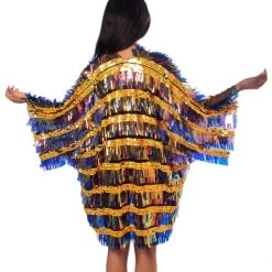 THE LUMI SHOP Sequin Kimono- Toucan