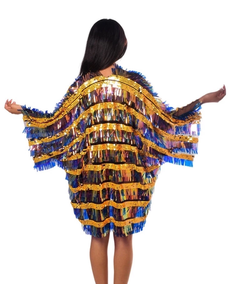 THE LUMI SHOP Sequin Kimono- Toucan 4 THE LUMI SHOP Sequin Kimono- Toucan