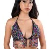 THE LUMi SHOP Hand Stitched Sequin Bra Top - Lucky Charms HAND-STITCHED
