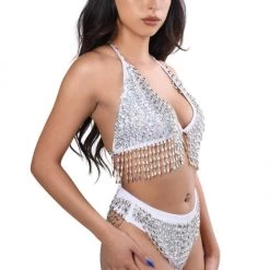 THE LUMi SHOP HAND-STITCHED Hand Stitched Sequin Set- Moonlight