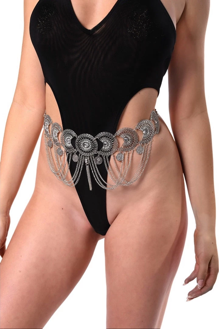 THE LUMI SHOP Medallion Chain Belt 5 THE LUMI SHOP Medallion Chain Belt