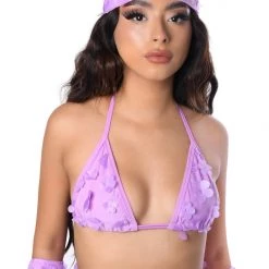 THE LUMI SHOP Lilac Blossom 3D Head Scarf