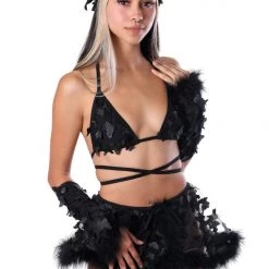 THE LUMI SHOP Midnight Butterfly Fuzzy 3D Set (5 Pcs) FUZZY 3D SETS