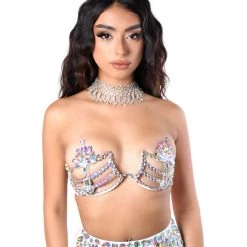 THE LUMI SHOP Crystal Swan Carnival Bra Top SUMMER 2022