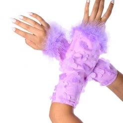 THE LUMI SHOP Lilac Blossom Fuzzy 3D Sleeves SUMMER 2022